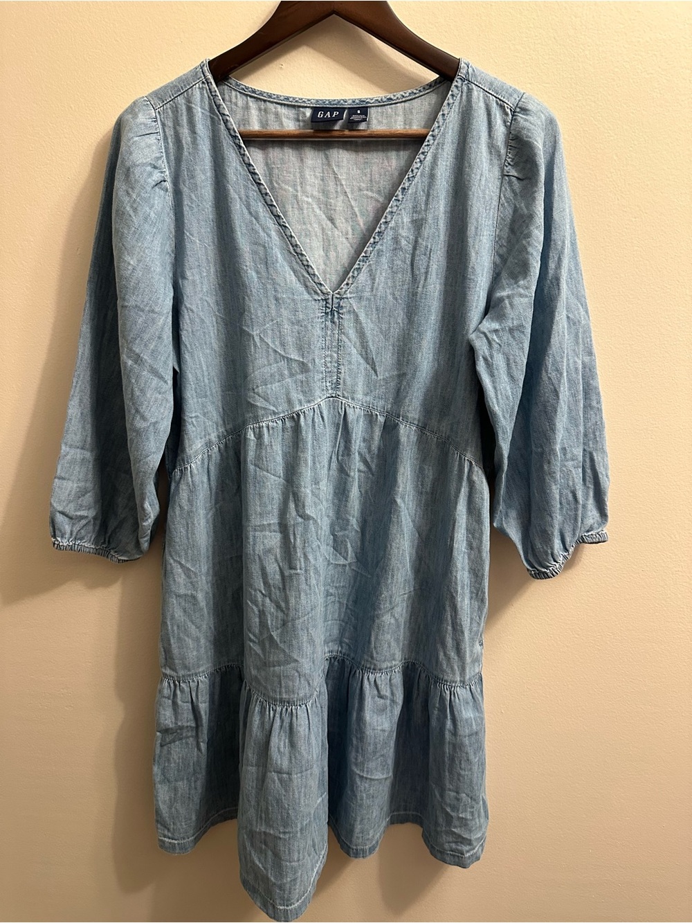 #359 GAP Light Blue Denim Tunic Dress